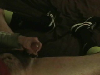 Jerking-Off in Soccer Socks & Sneakers