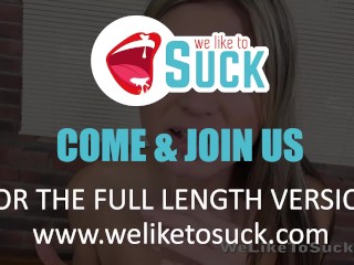 Weliketosuck - Cum tasting fun for Gina Gerson in rough sex session