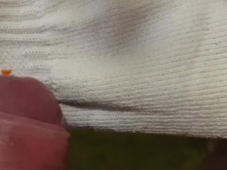 Cum on Dirty White Socks