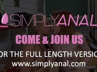 Simplyanal -  Lesbian anal for hot girlfriend Ivana and Rebeca