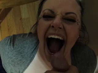 WIFEY DOES ANAL! ASS TO MOUTH DEEPTHROAT RIMJOB POV BIG DICK FACIAL!