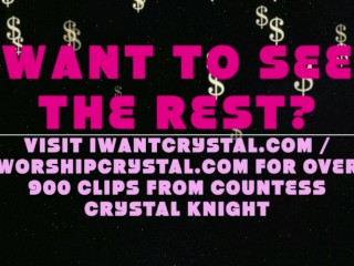Slap It Cock & Ball Torture FemDom Goddess Crystal Knight Brat Ball Busting