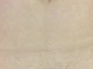 Pissing Down Body in Shower