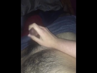 STROKING MY HARD THICK COCK & MOANING!!!