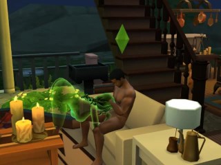 ghost pussy Sims 4 sex scene