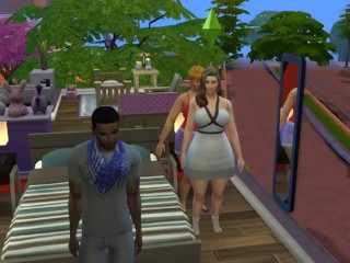 made her man leave then got caught cheating had a threesome sims 4 gameplay