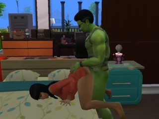 Black Hulk Smash Sims 4