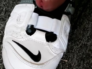 Nike Uptempo Basketball Sneakers Fuck & Cum