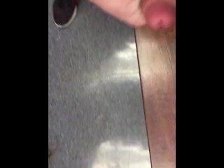 Teen jerks off in locker room almost caught