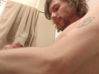 Cumshot all over my body and face!