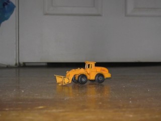 Crushing a Tiny Bulldozer in Black Flats in Slow Motion (Patreon Teaser)