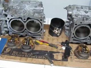 2007 Subaru Impreza Rebuild - Part 2 - Pistons Cylinders and How To Piston