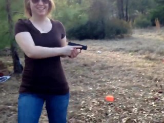 Cute Girl Chloe - Shoot Like a Girl! - Glock 42 ALWAYS Keep it Loaded Video