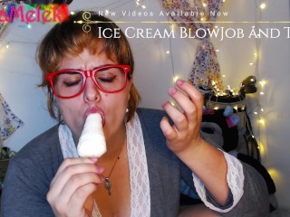 Trailer - BBW Ice Cream BlowJob and Tease - LunaMelek.manyvids.com