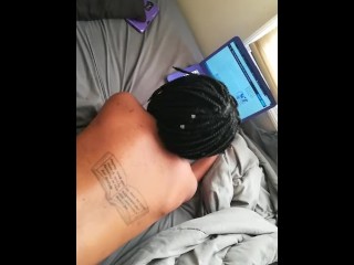 Wife enjoying Tumblr when getting fucked behind