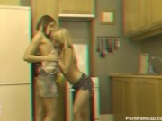 Preview 2 of Sexy dykes in kitchen