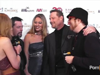 PornhubTV Jack Vegas Dick Chibbles Red Carpet 2013 AVN Awards