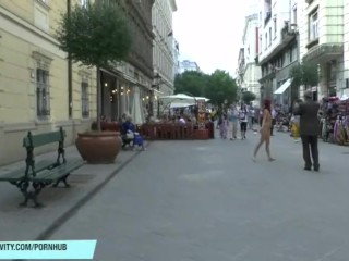 Crazy Tereza Shows Her Sexy Body In Public
