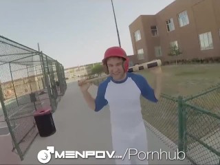 MenPov Hot guys like to play with hard bats