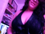 Preview 1 of Dress up with Daisy Dabs 4: Amateur Latina teen pounded in black dress