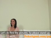 Preview 5 of FakeAgent Shy brunette gets pussy pounded in Casting interview