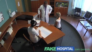 FakeHospital Lady sucks cock to save on medical bills