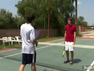 Tennis gay jocks fucking outdoors