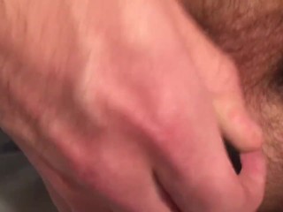 Boyfriend fucks his own hole & shoots load for me!