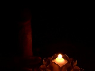 Candle Light Masturbation