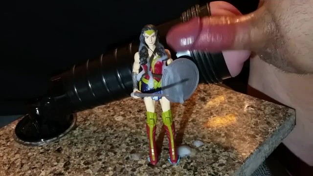 Fleshlight Fuck Cum On Wonder Woman Figurine Multiple