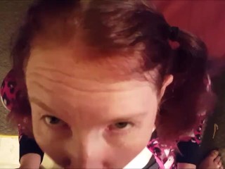 Swallowing a load of Cum before Bedtime (POV)