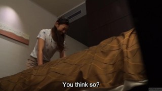 Japanese hotel massage gone wrong Subtitled in HD Dark missionary
