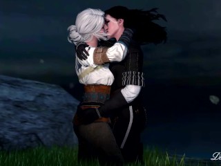 Witcher 3 Lesbian Porn - The Kiss - A witcher fan fiction