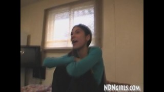 NDNgirls.com 19yo native american teen swallows cum in mouth