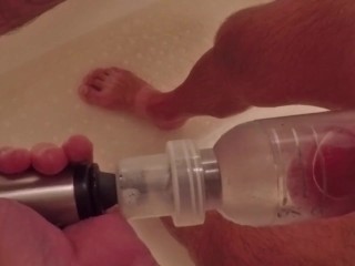 Bathmate X40 With Wine Vacuum Trick For Supplemental Pressure