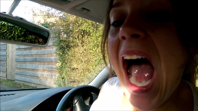 Public Street Car Blowjob  Cum In Mouth Driving  Thumbzilla-4268
