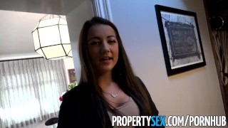 PropertySex - Rocking body real estate agent bones renter Bathroom haired