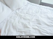 Preview 5 of SisLovesme - Grounded Step-Sis Fucked After Sneaking out