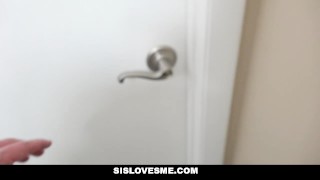On sislovesme the stepsis creeping shower fuck to in stepsis step