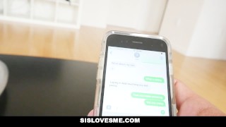 SisLovesMe- Step-Sis Grinds On My Cock Anal cute