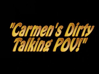 Dirty Talking Cock Tease Carmen Valentina