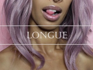 Longue Teaser (Long Tongue Lollipop Licking Sucking Drool Fetish)