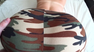 Sex couple young leggings through young pawg