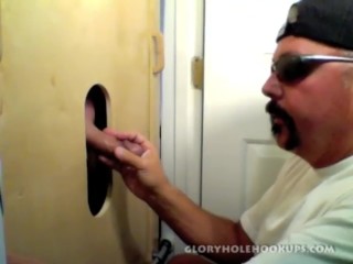 Married and Hung Latino At The Gloryhole