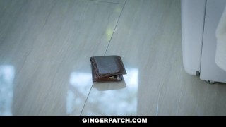 GingerPatch - Firecrotch Cutie Sucks Stepdads Cock For Cash Ass anal