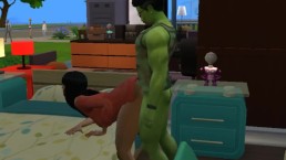 Hulk zwarte weduwe Porn