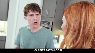 GingerPatch - Red Head Mom Fucks Sons Friend Job big