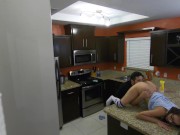 Preview 6 of Very Long Pussy eating and Kitchen Fuck by Lexi Aaane - 4K 60fps