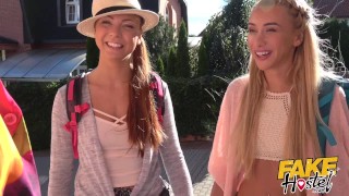 Hostel after fucked friend hot blonde hard fake blocked lesbian slim skinny licking