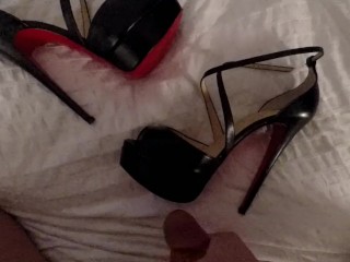 Masterbate Cum on Louboutin Heels